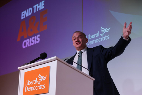 Ed Davey delivers a speech on ending the A&E Crisis