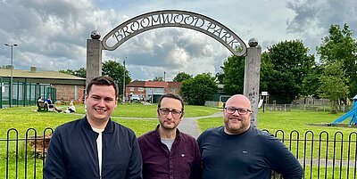 Timperley Central Cllrs at Broomwood Park