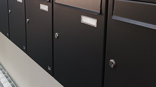 Find your Ward Row of letterboxes