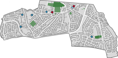Timperley Central Map